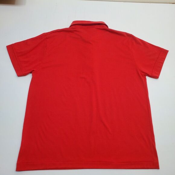 Vtg PICHET & POST Red Short Sleeve Shirt Button Womens Size XL - Picture 2 of 9
